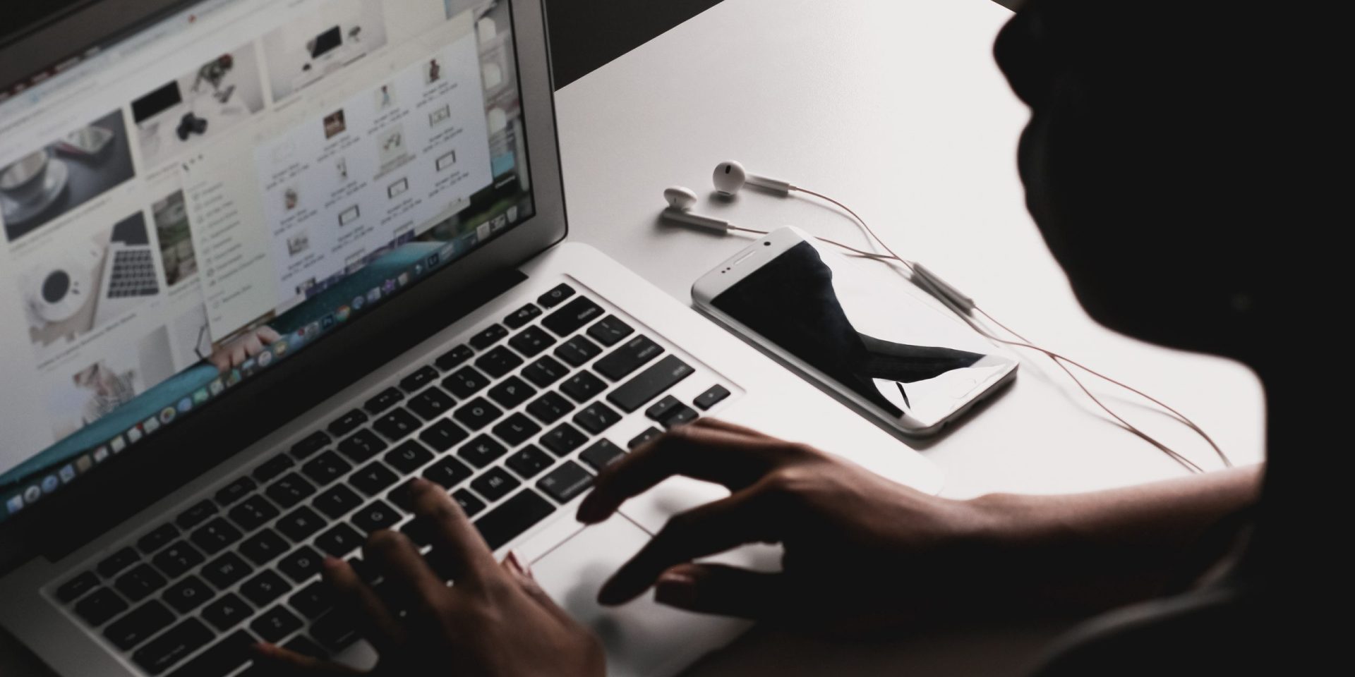 Woman on the computer