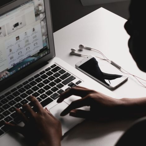 Woman on the computer