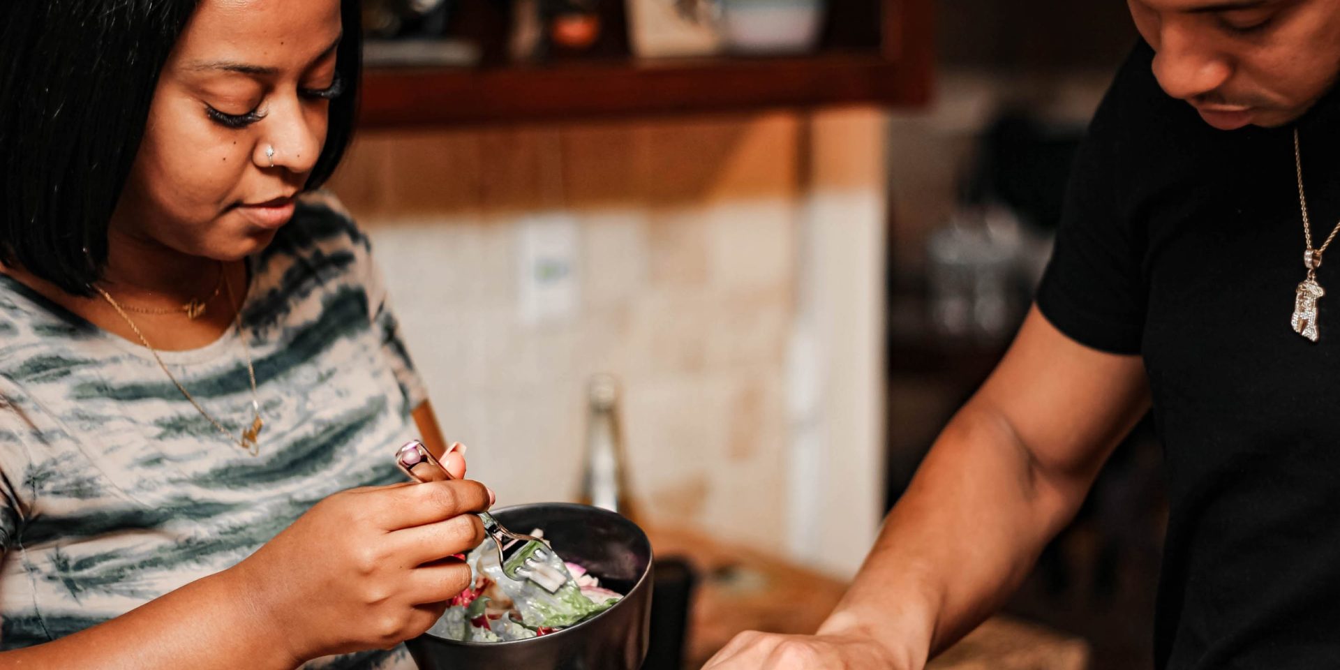Couple cooking
